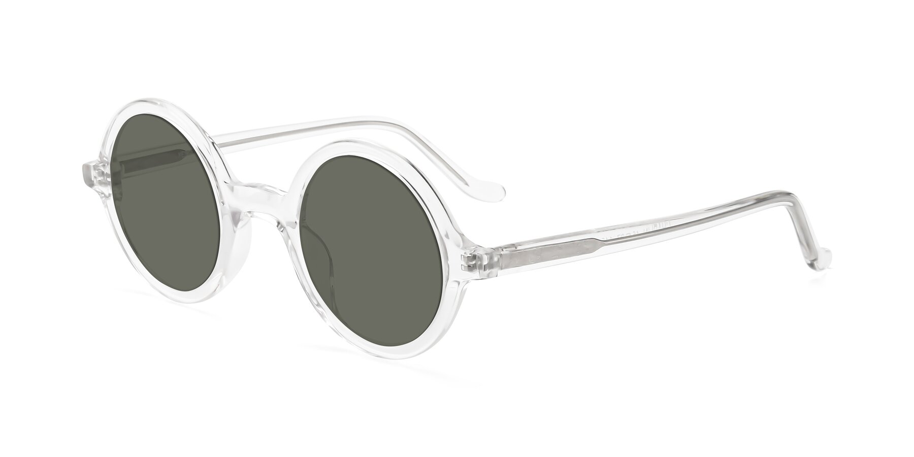 Angle of Chaplin in Clear with Gray Polarized Lenses