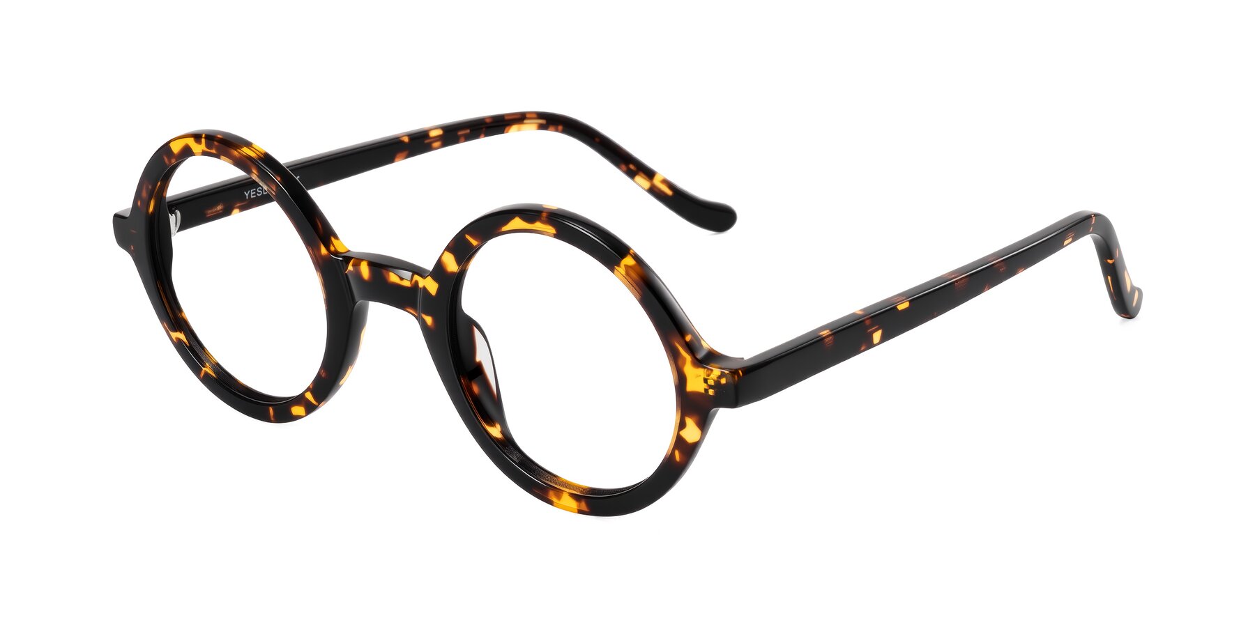 Angle of Chaplin in Dark Tortoise with Clear Blue Light Blocking Lenses
