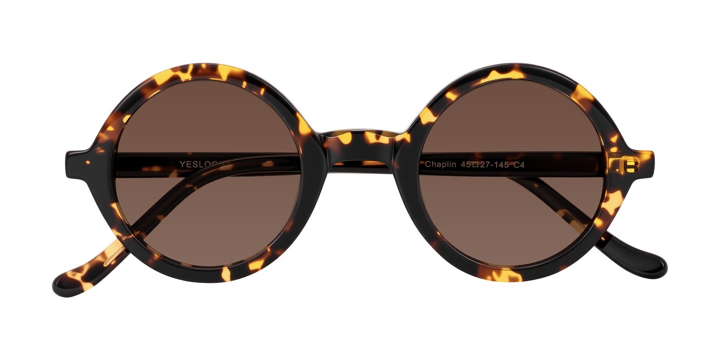 Chaplin - Dark Tortoise Tinted Sunglasses