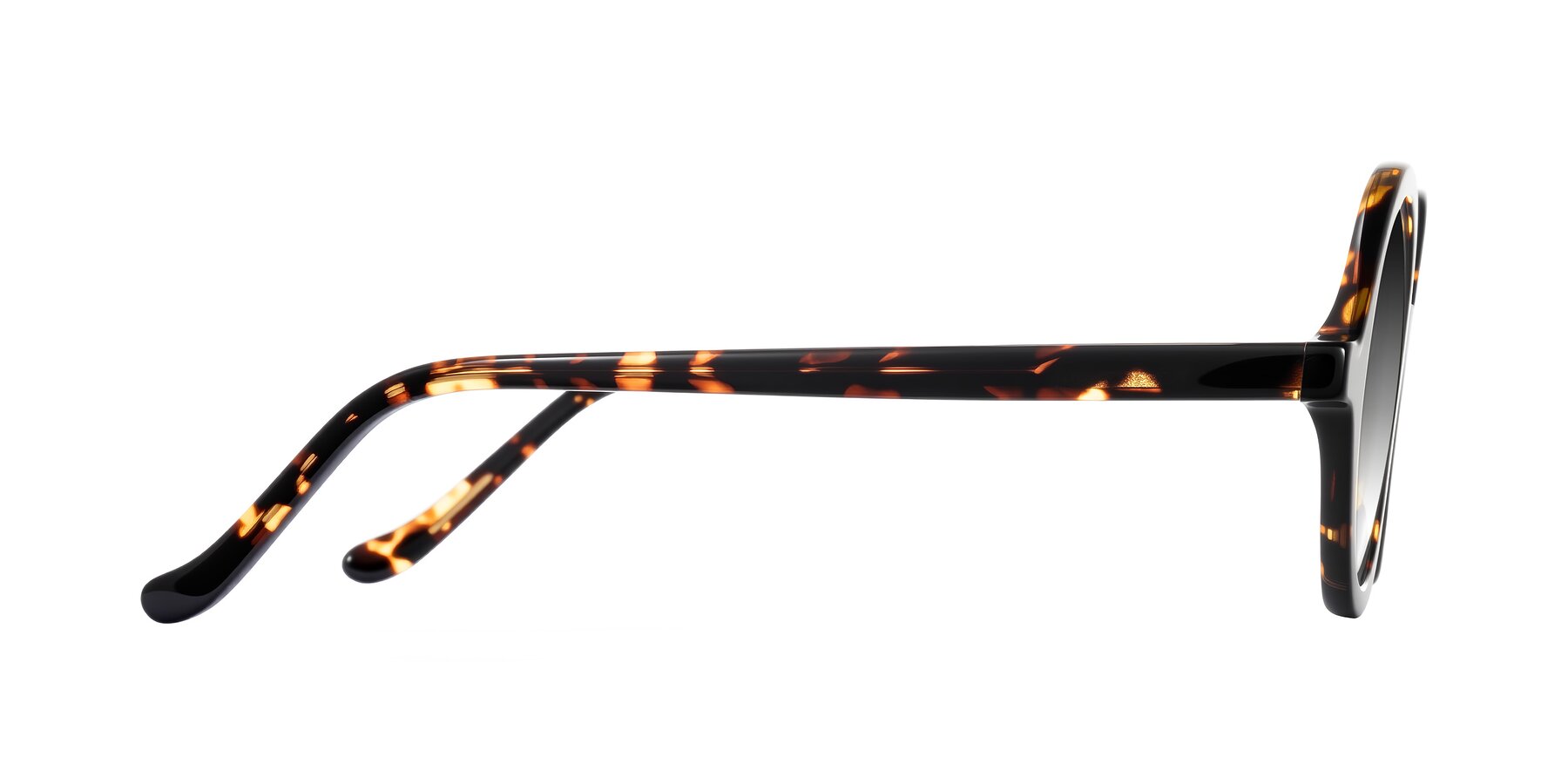 Side of Chaplin in Dark Tortoise with Gray Gradient Lenses