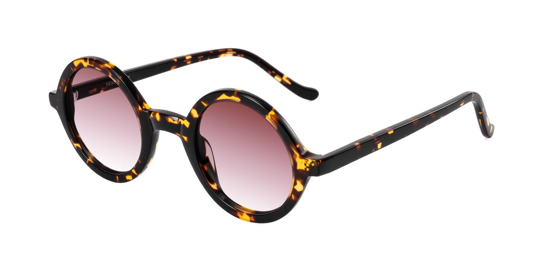 Angle of Chaplin in Dark Tortoise with Garnet Gradient Lenses