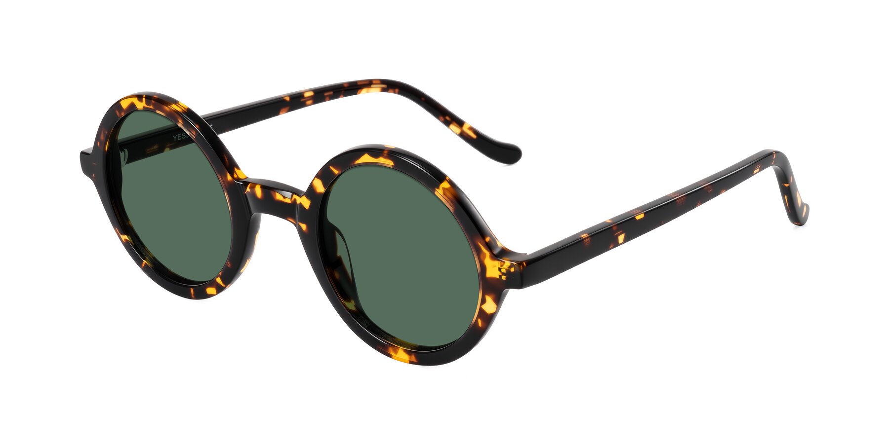 Angle of Chaplin in Dark Tortoise with Green Polarized Lenses