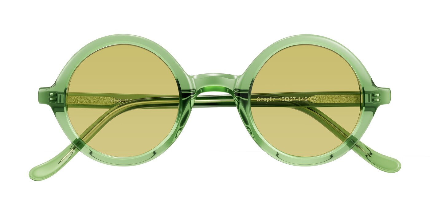 Chaplin - Green Tinted Sunglasses