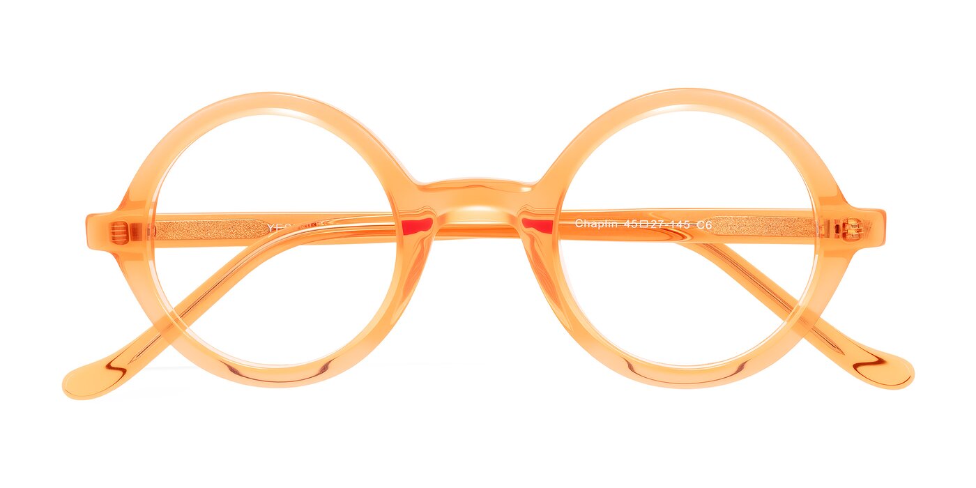 Chaplin - Orange Eyeglasses