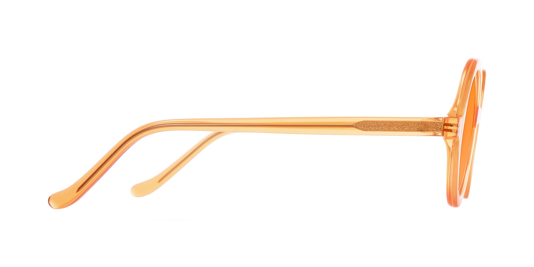 Side of Chaplin in Orange with Orange Tinted Lenses