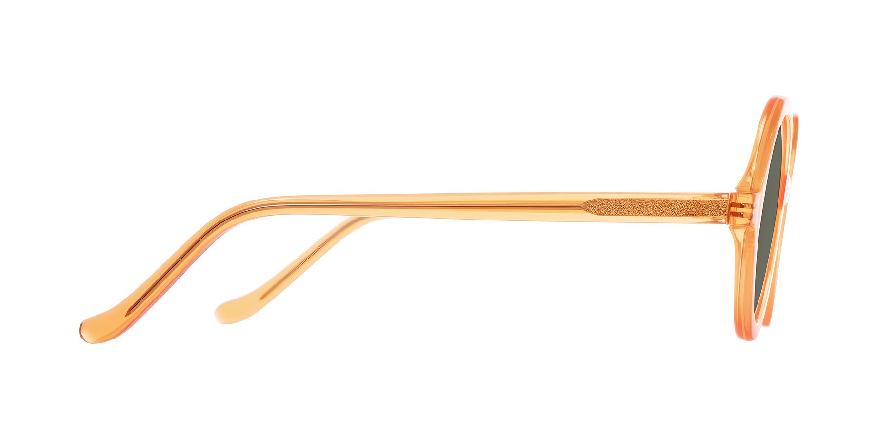 Side of Chaplin in Orange with Gray Polarized Lenses