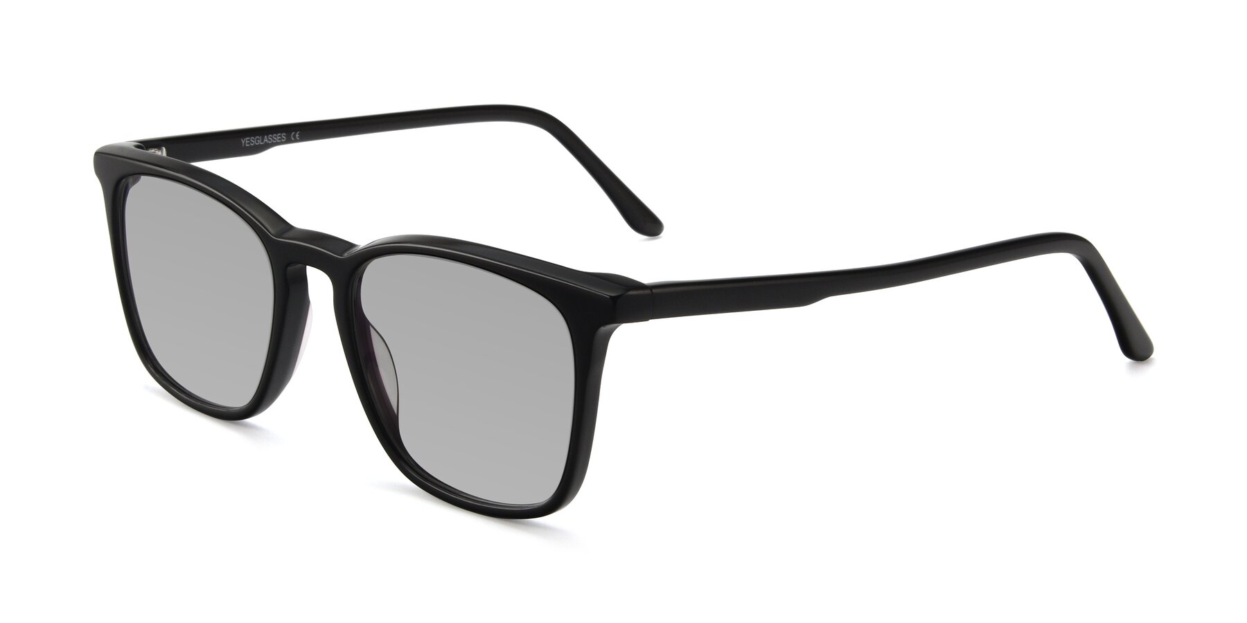 Angle of Vigor in Black with Light Gray Tinted Lenses