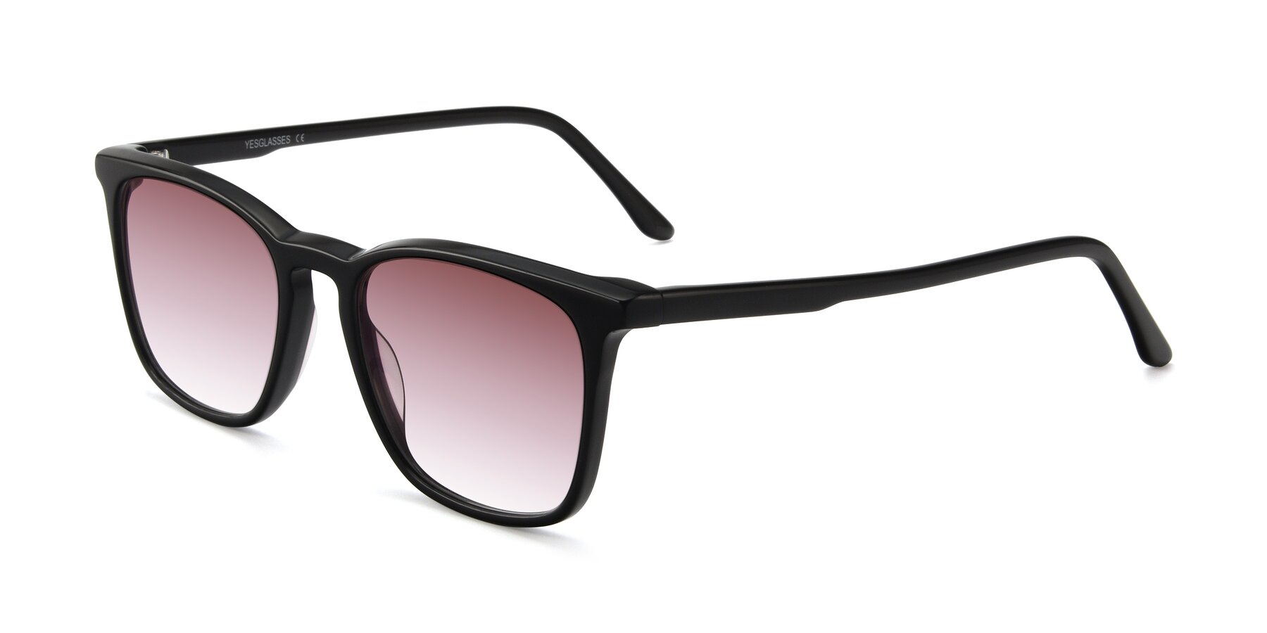 Angle of Vigor in Black with Garnet Gradient Lenses