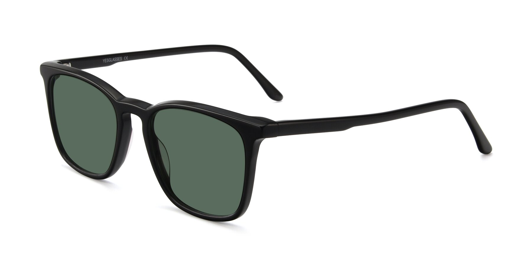 Angle of Vigor in Black with Green Polarized Lenses
