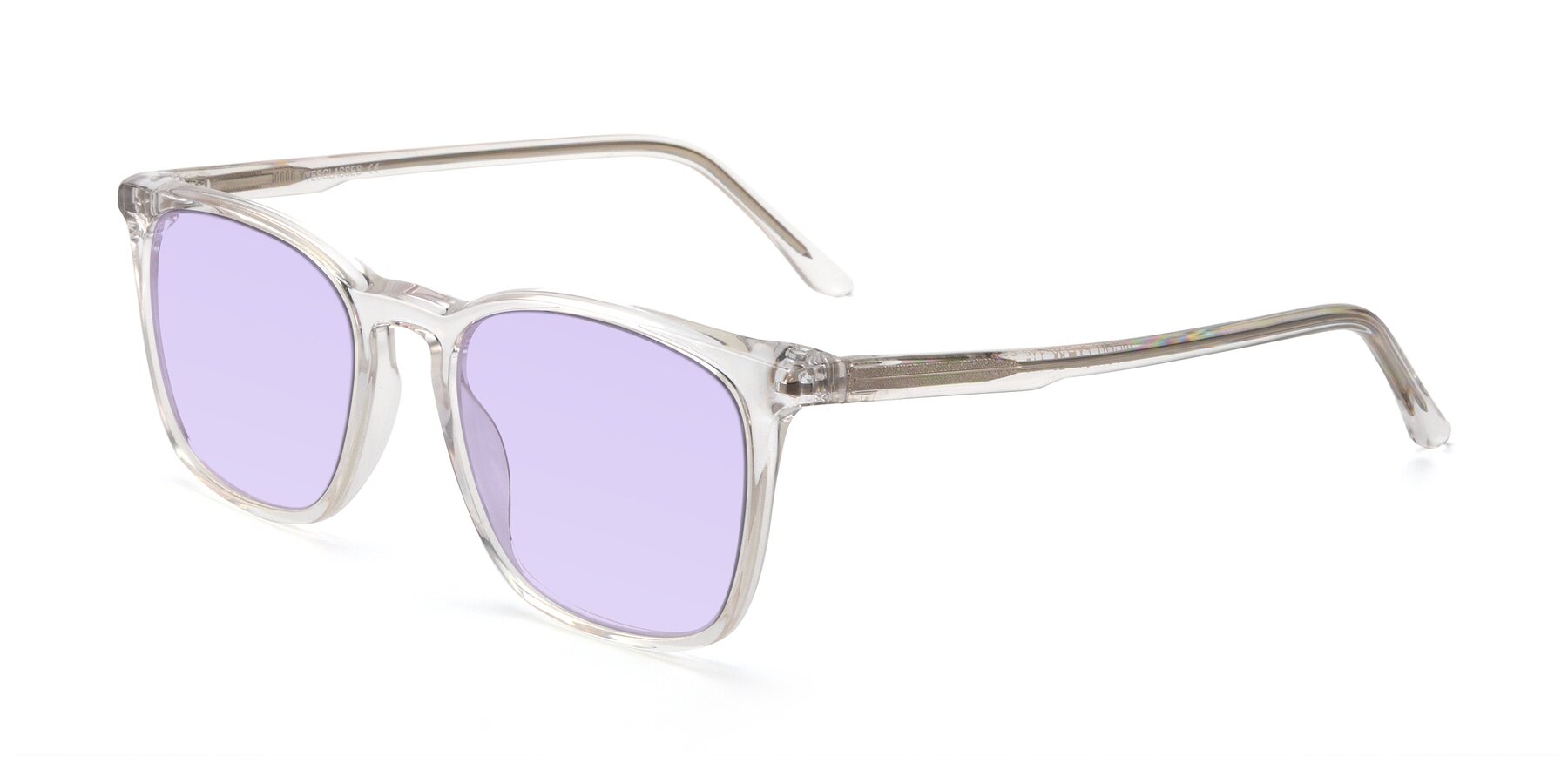 Angle of Vigor in Clear with Light Purple Tinted Lenses