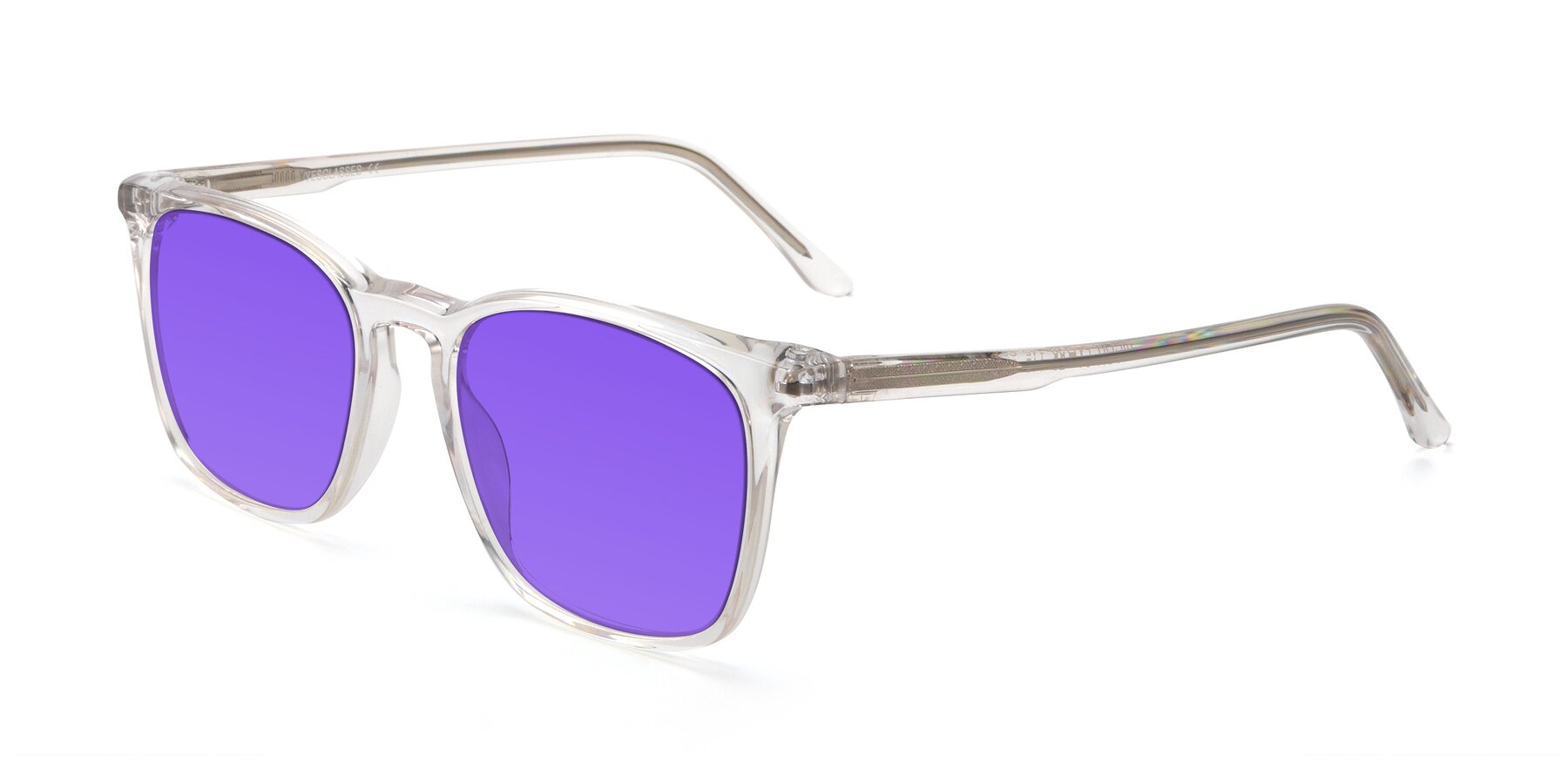 Angle of Vigor in Clear with Purple Tinted Lenses
