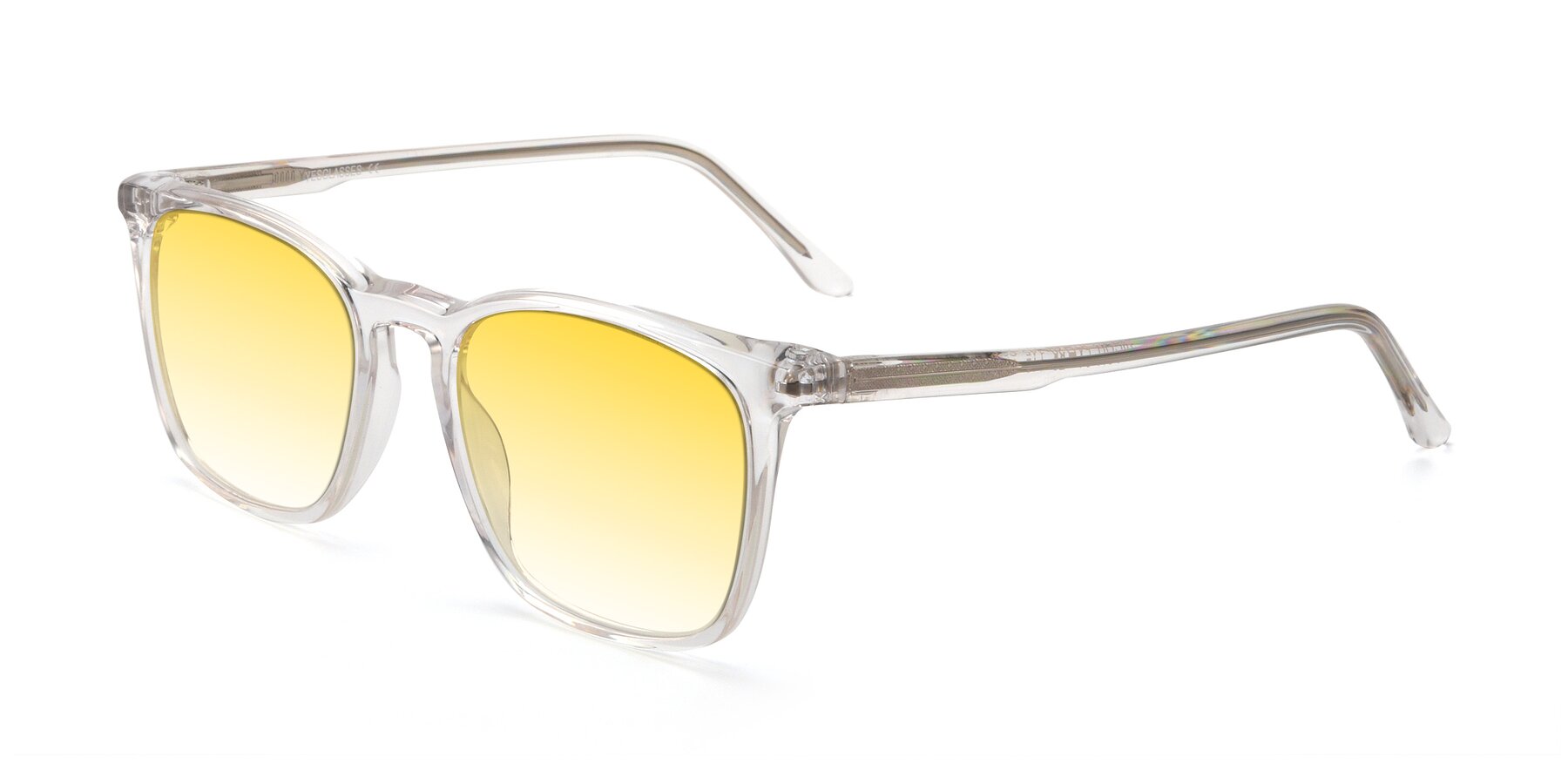 Angle of Vigor in Clear with Yellow Gradient Lenses