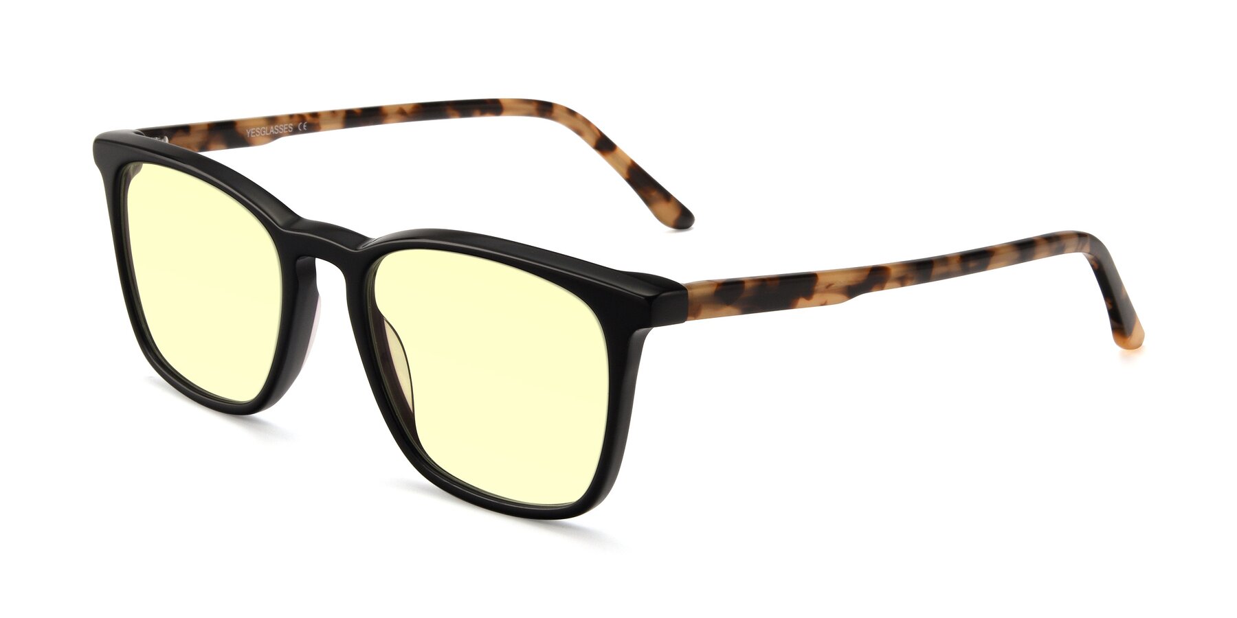 Angle of Vigor in Black-Tortoise with Light Yellow Tinted Lenses