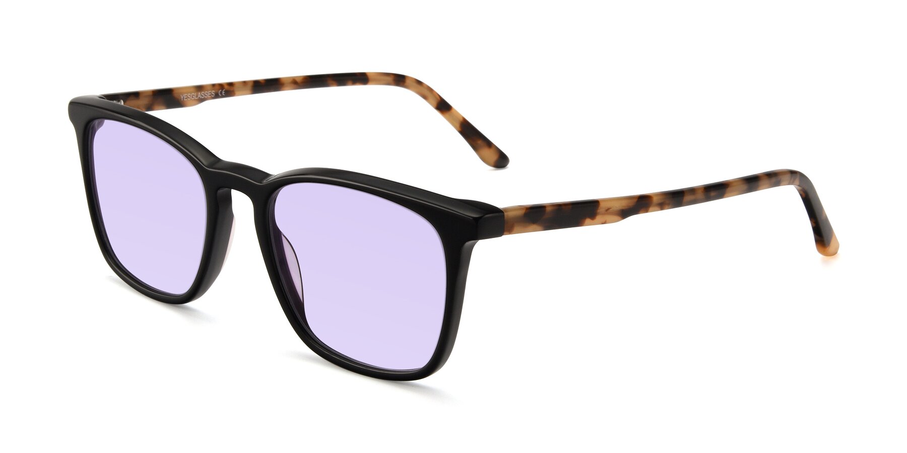 Angle of Vigor in Black-Tortoise with Light Purple Tinted Lenses