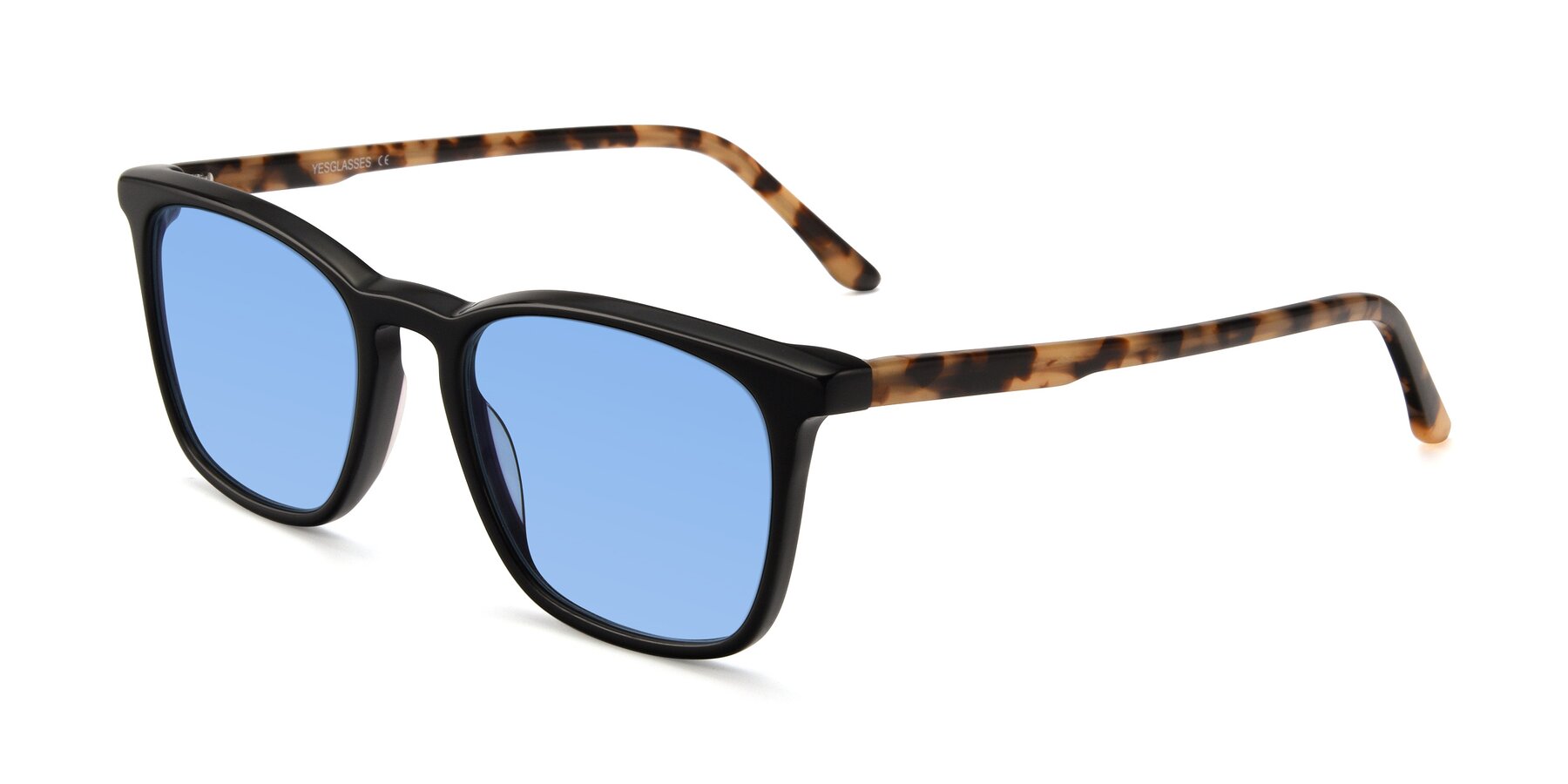 Angle of Vigor in Black-Tortoise with Medium Blue Tinted Lenses
