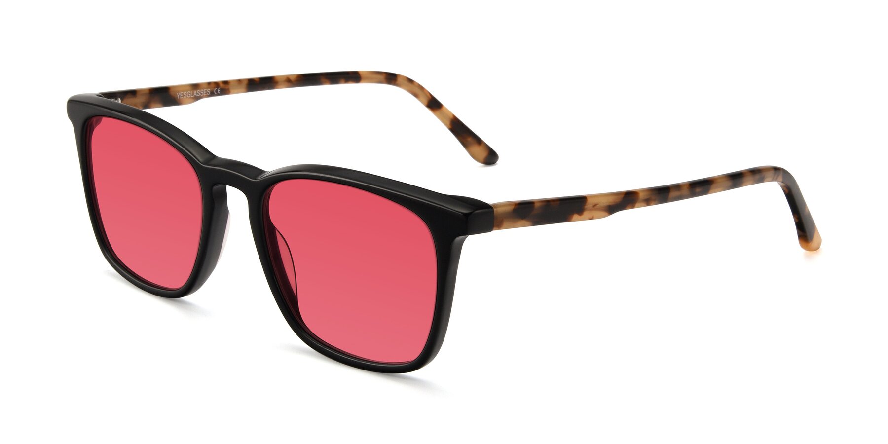 Angle of Vigor in Black-Tortoise with Red Tinted Lenses