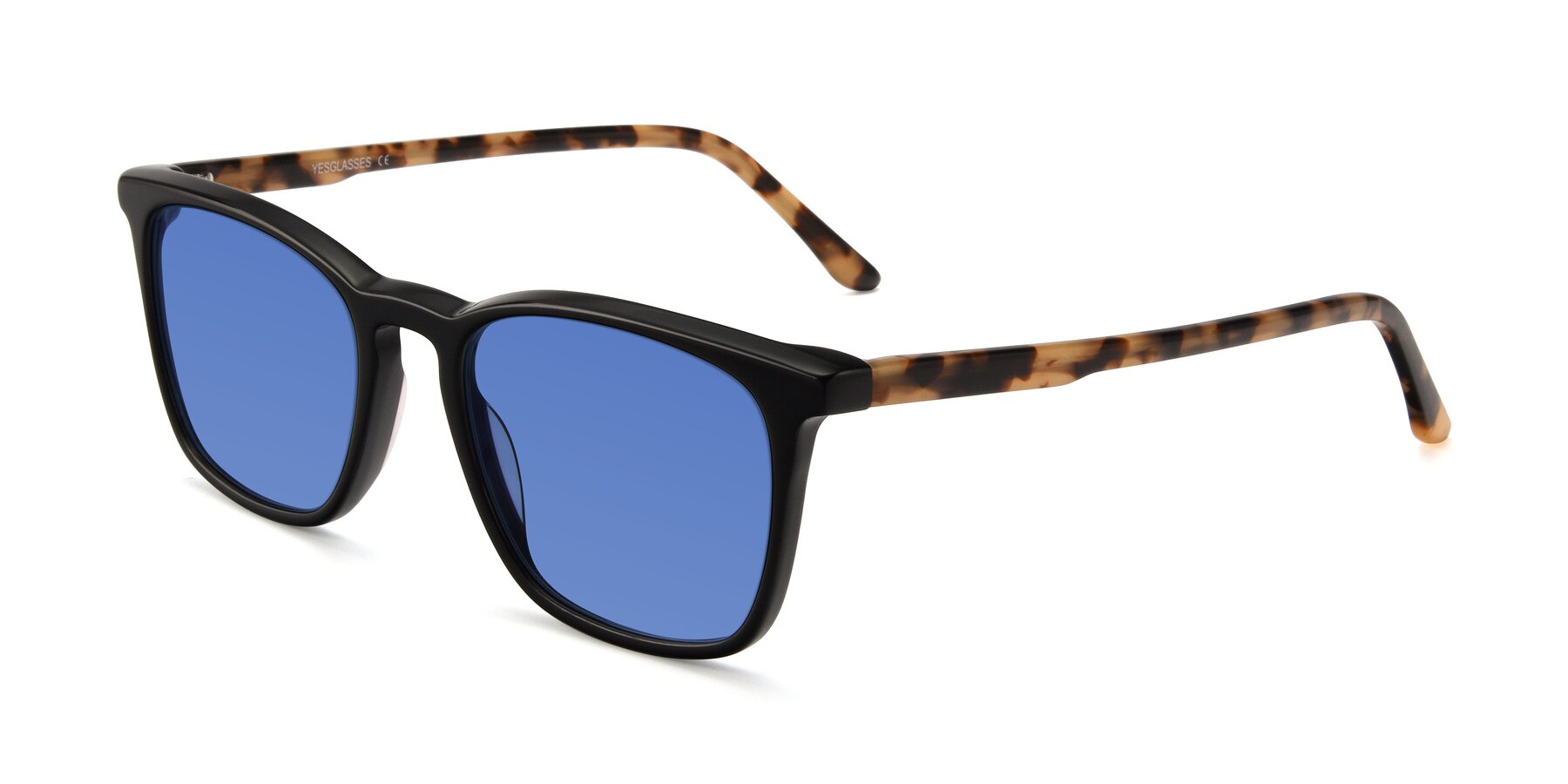 Angle of Vigor in Black-Tortoise with Blue Tinted Lenses