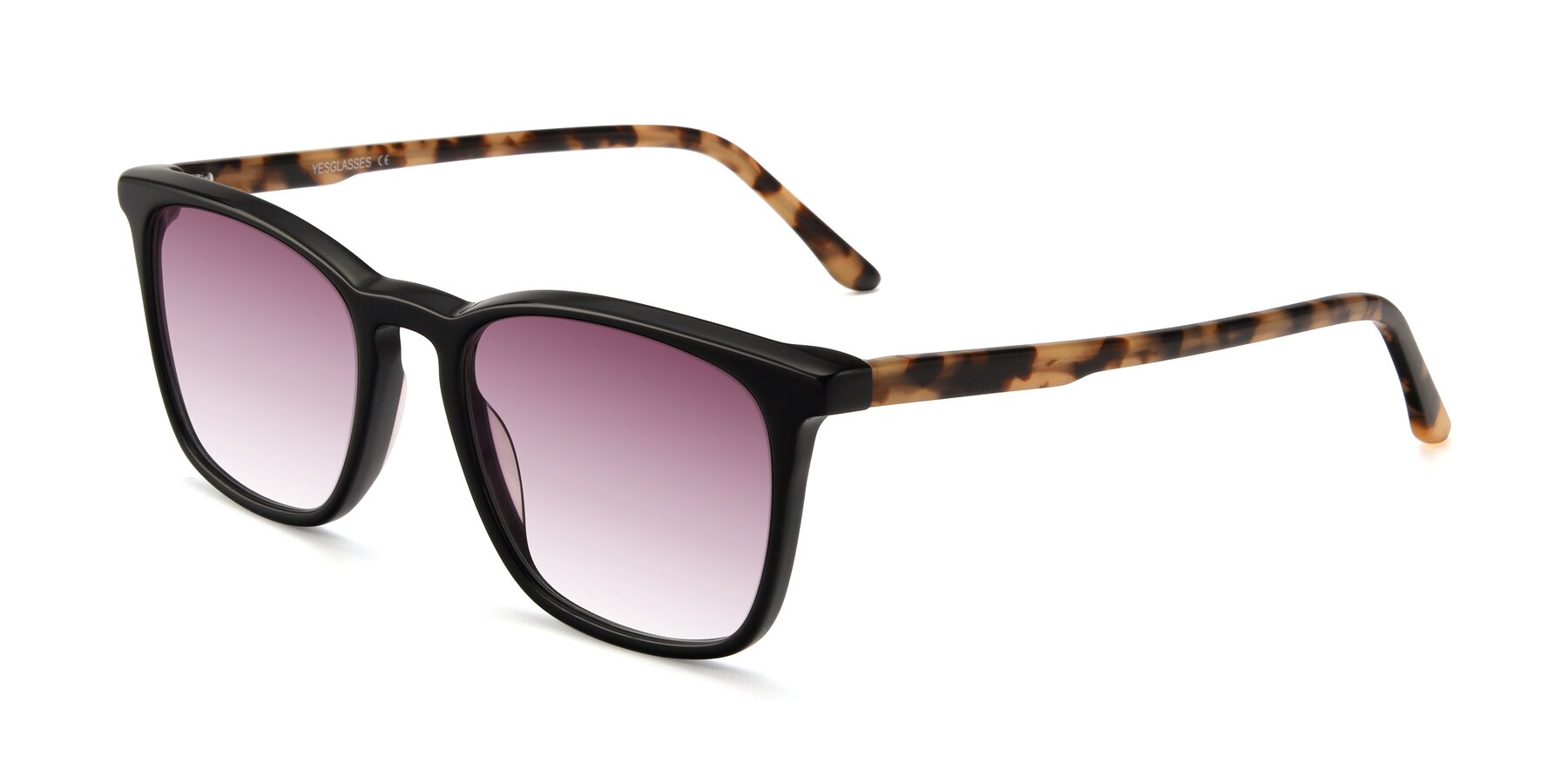 Angle of Vigor in Black-Tortoise with Wine Gradient Lenses