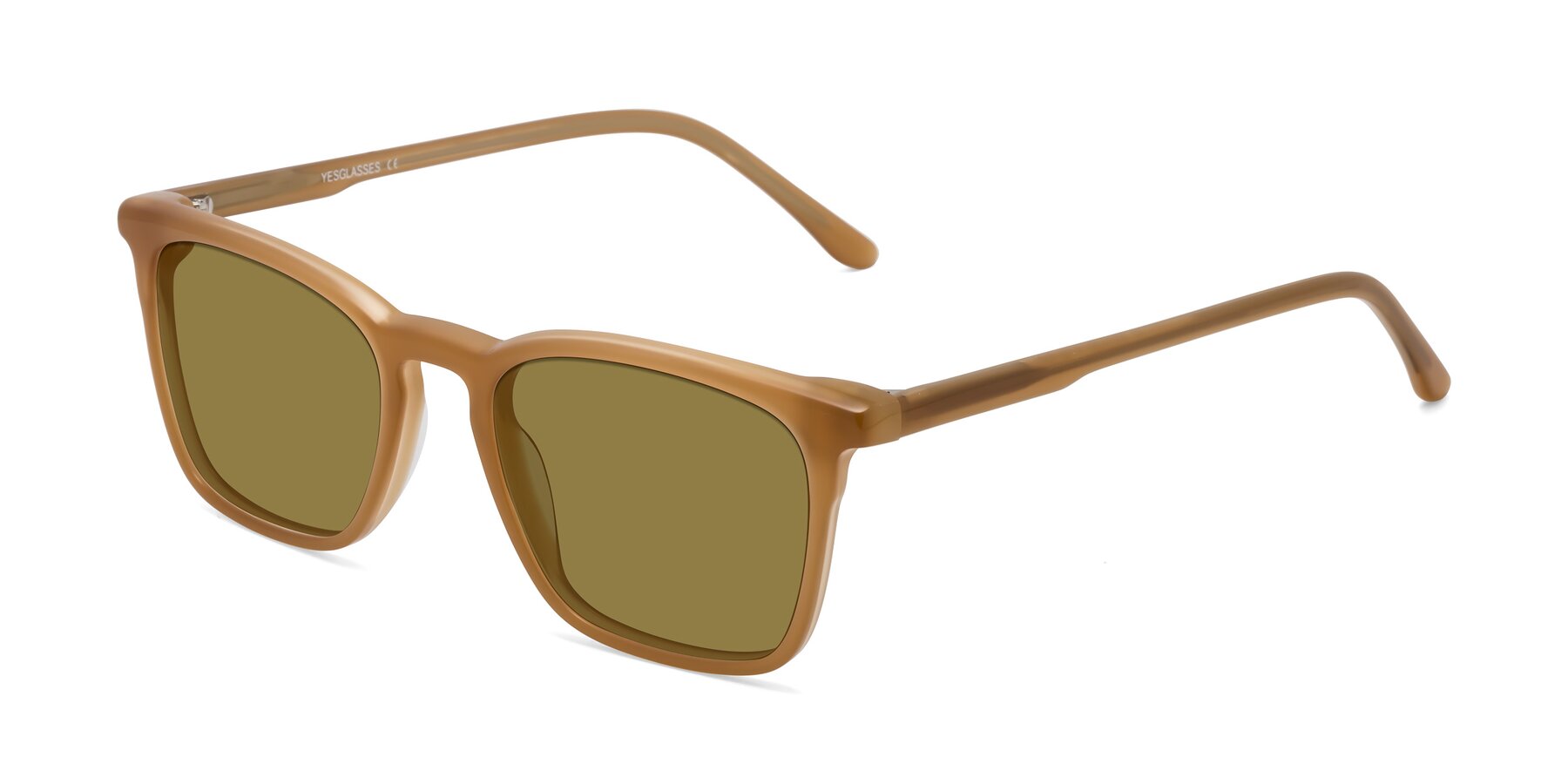 Angle of Vigor in Caramel with Brown Polarized Lenses