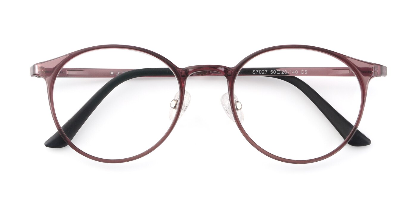 S7027 - Transparent Brown Eyeglasses