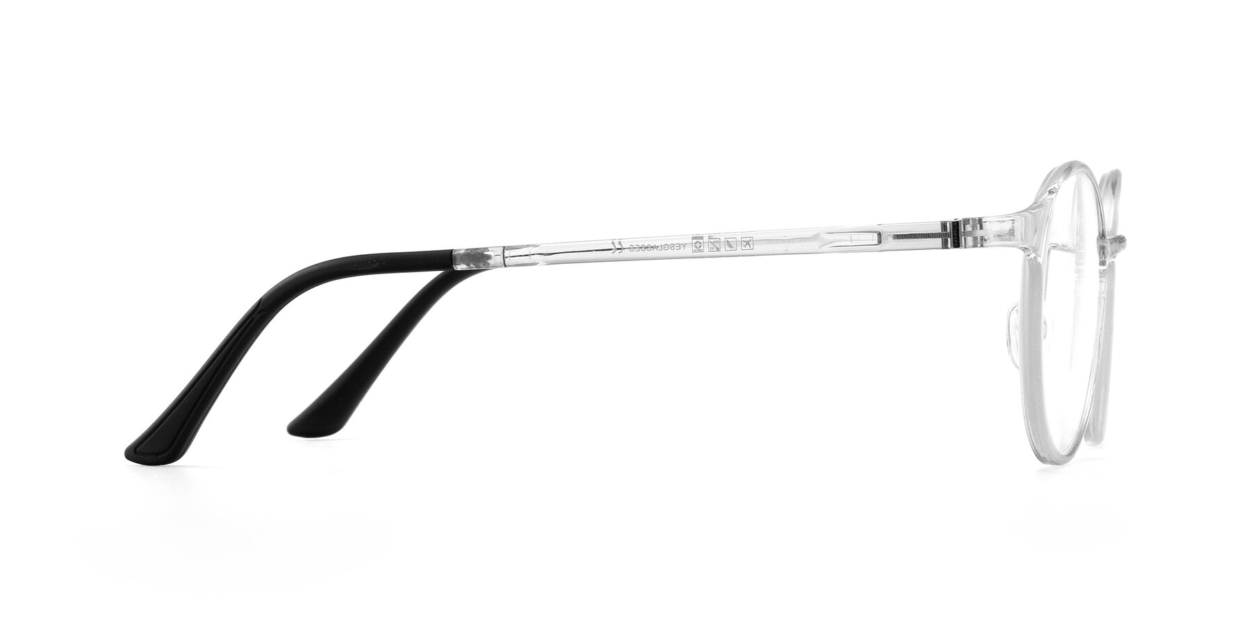 Side of S7039 in Clear with Clear Reading Eyeglass Lenses