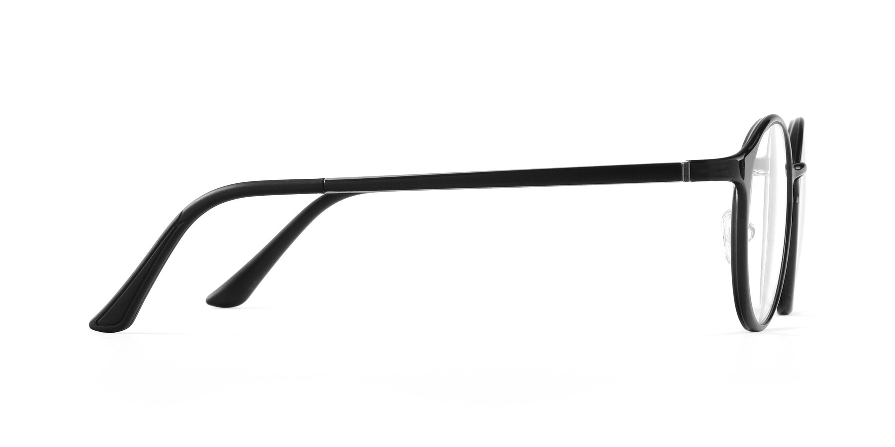 Side of S7039 in Black-Blue with Clear Reading Eyeglass Lenses