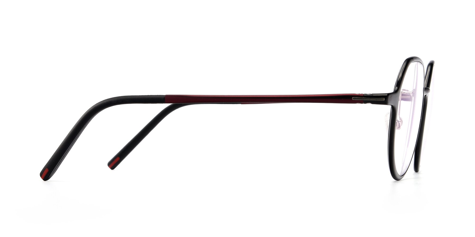 Side of IP7033 in Black with Clear Reading Eyeglass Lenses