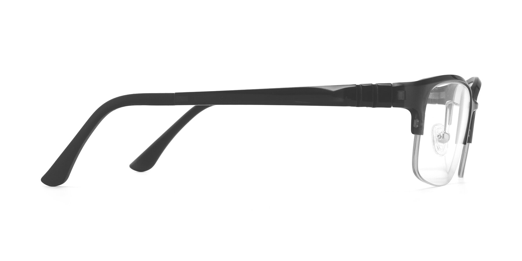 Side of S7043 in Gray with Clear Reading Eyeglass Lenses
