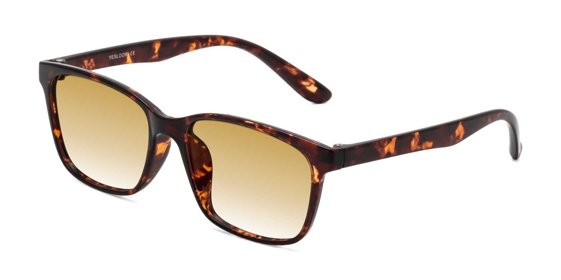 Angle of Simplic in Tortoise with Champagne Gradient Lenses