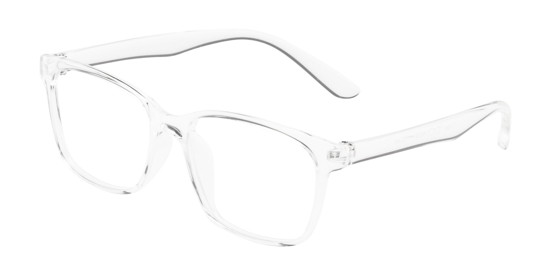 Angle of 8206 in Clear with Clear Reading Eyeglass Lenses