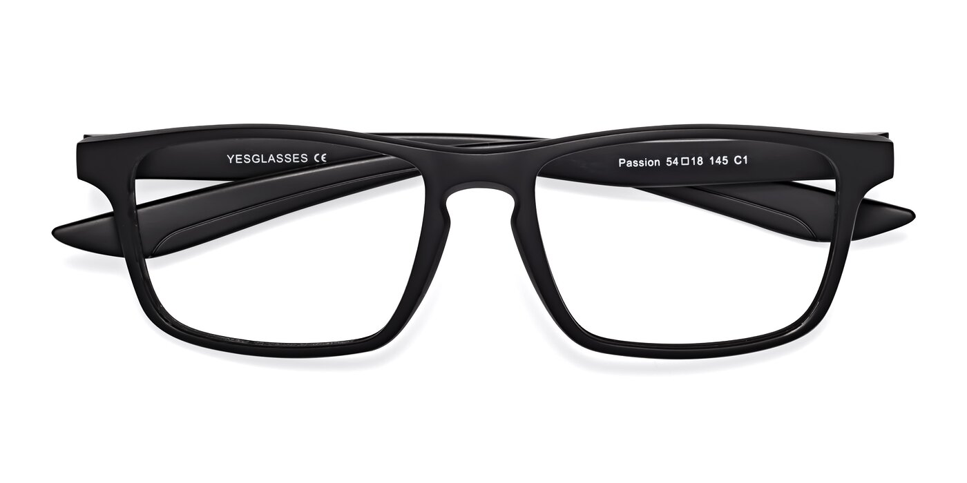 Passion - Matte Black Reading Glasses