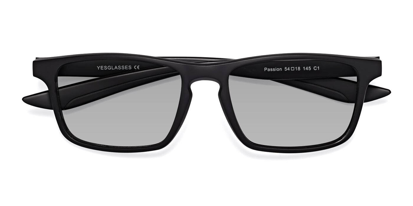 Passion - Matte Black Tinted Sunglasses