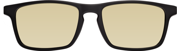 Matte Black Coffee Wrap Around Keyhole Bridge Tr90 Tinted Sunglasses With Light Champagne 2649