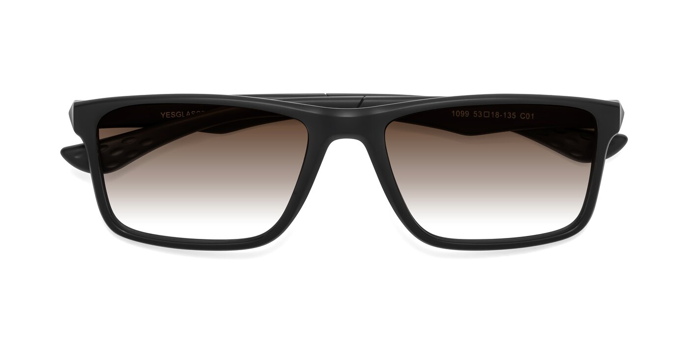 Engineer - Matte Black Gradient Sunglasses
