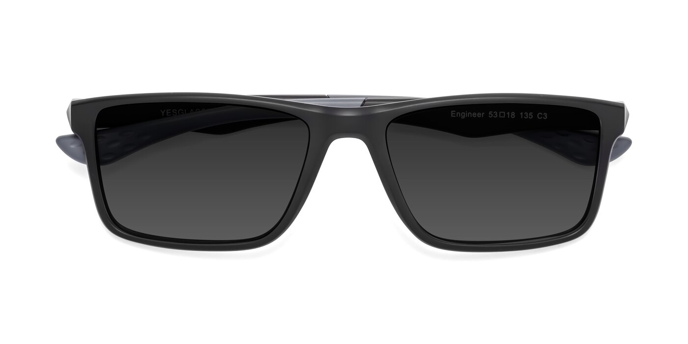 Engineer - Matte Black / Gray Tinted Sunglasses