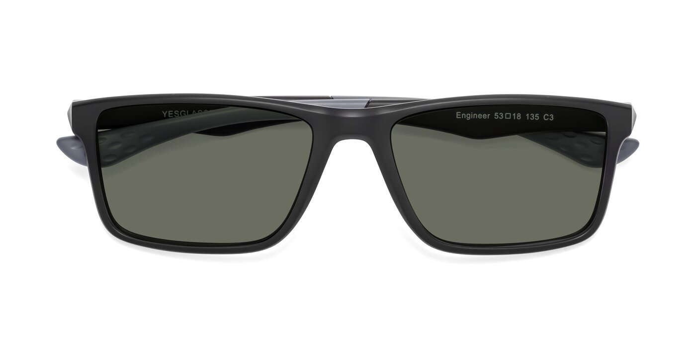 Engineer - Matte Black / Gray Polarized Sunglasses