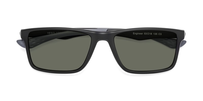 Engineer - Matte Black / Gray Polarized Sunglasses