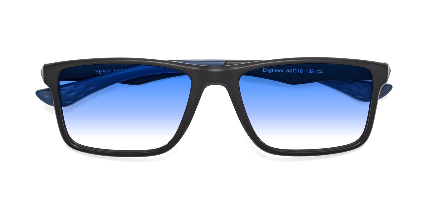 Engineer - Matte Black / Blue Gradient Sunglasses