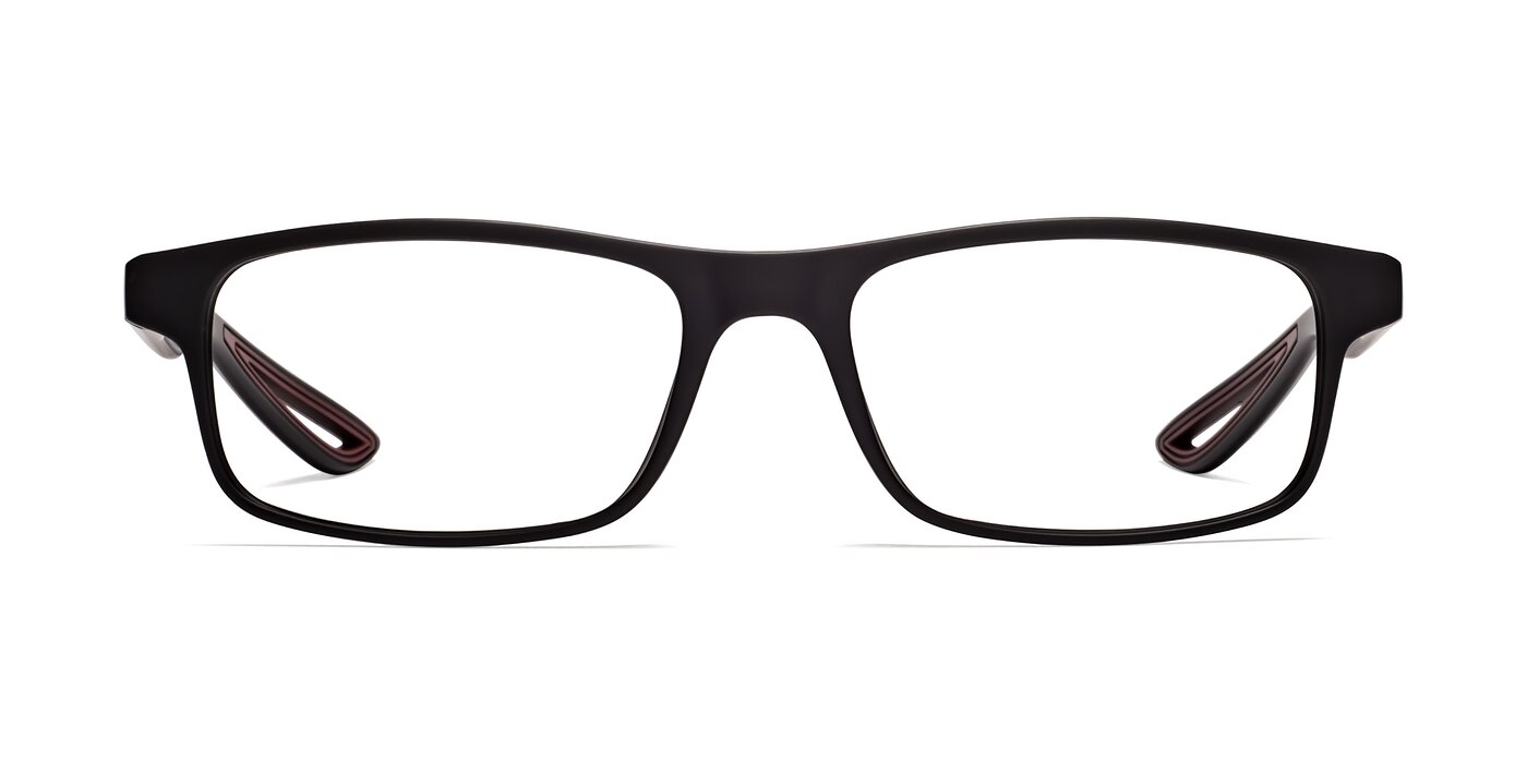 Bill - Matte Black/Wine Blue Light Glasses