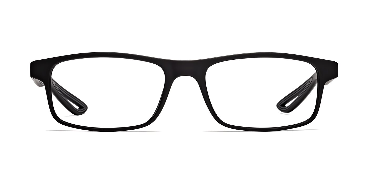 Bill - Matte Black/Gray Blue Light Glasses