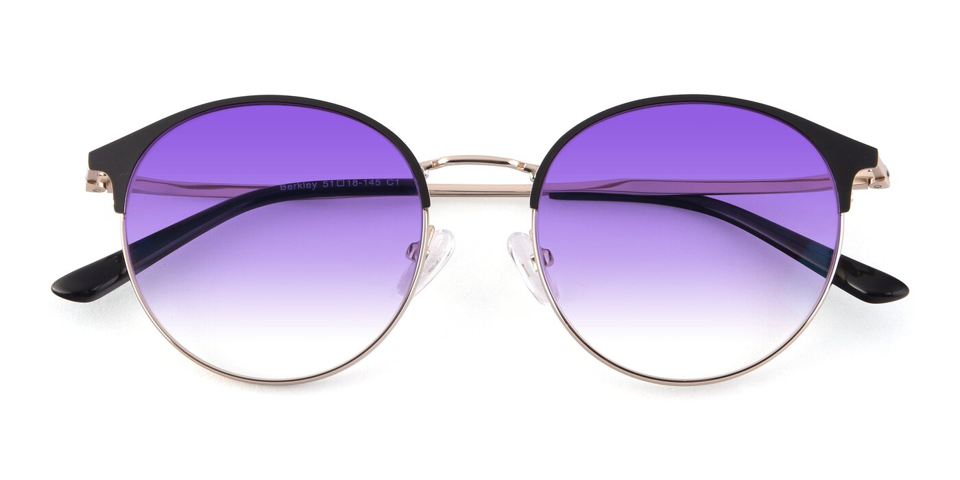 Berkley - Black / Gold Gradient Sunglasses