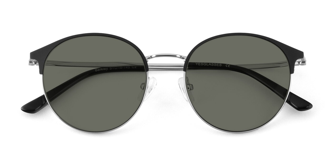 Berkley - Black / Silver Polarized Sunglasses