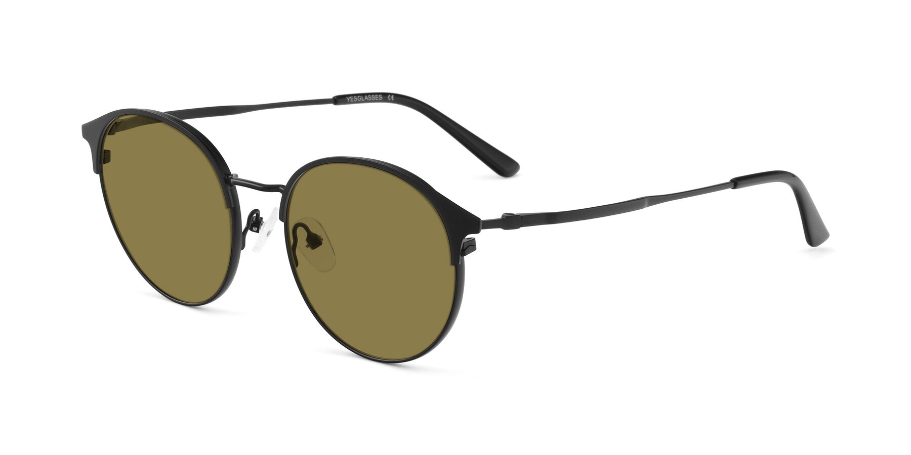 Angle of Berkley in Matte Black with Brown Polarized Lenses