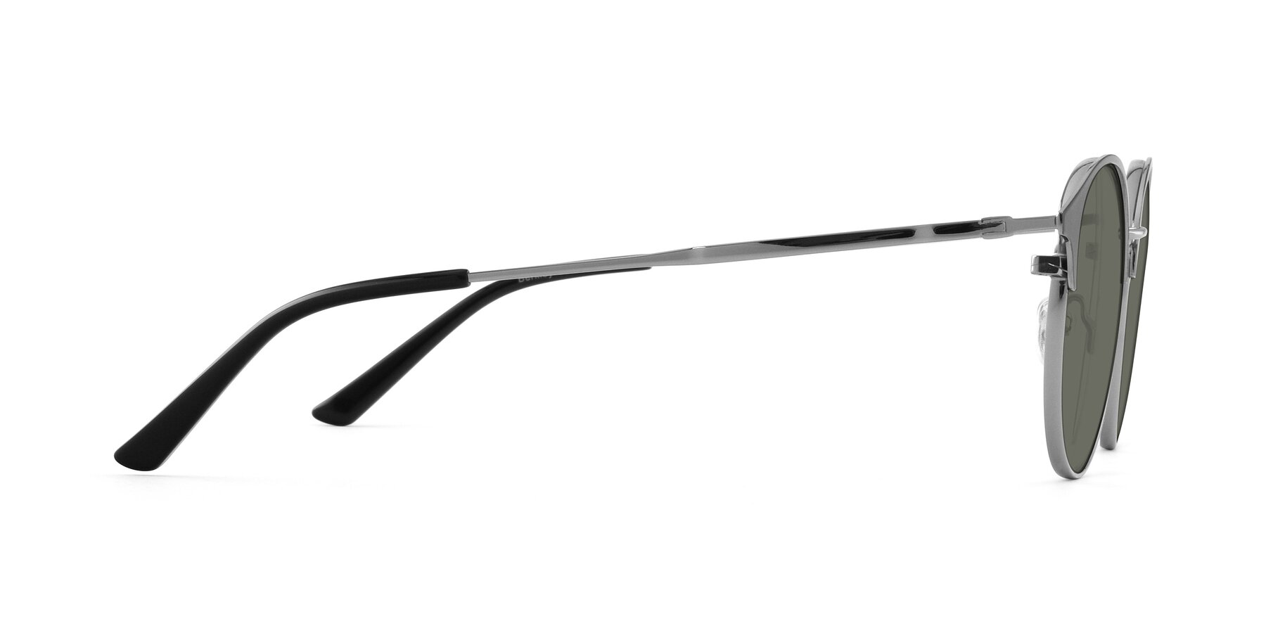 Side of Berkley in Black-Gunmetal with Gray Polarized Lenses