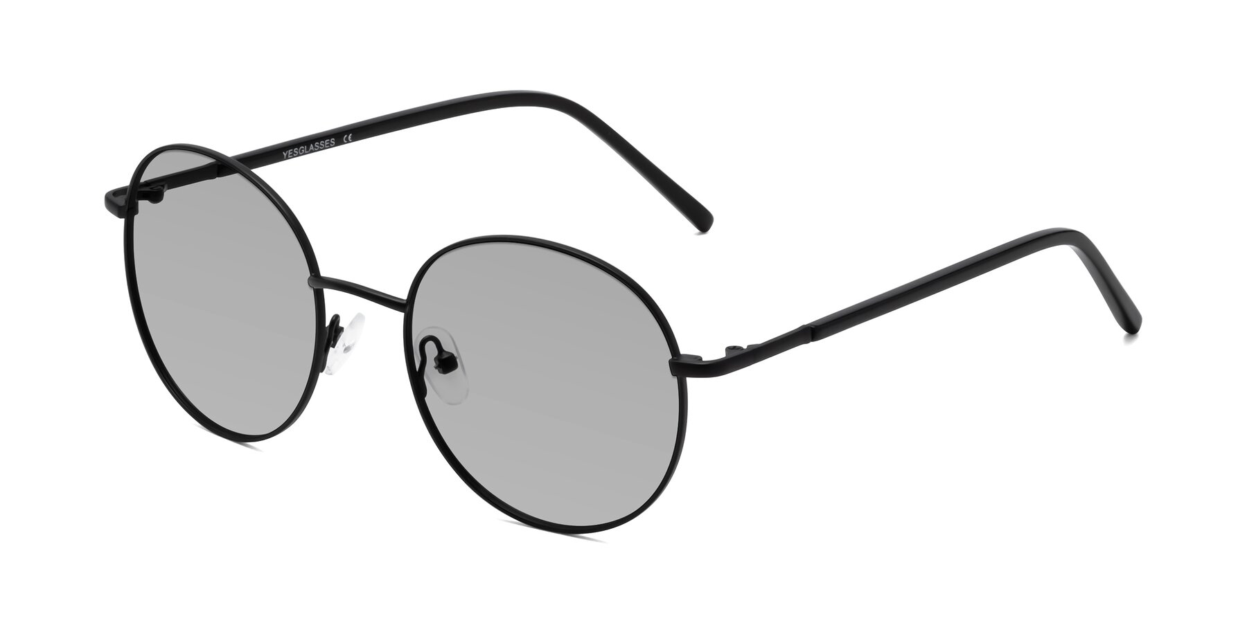 Angle of Cosmos in Black with Light Gray Tinted Lenses