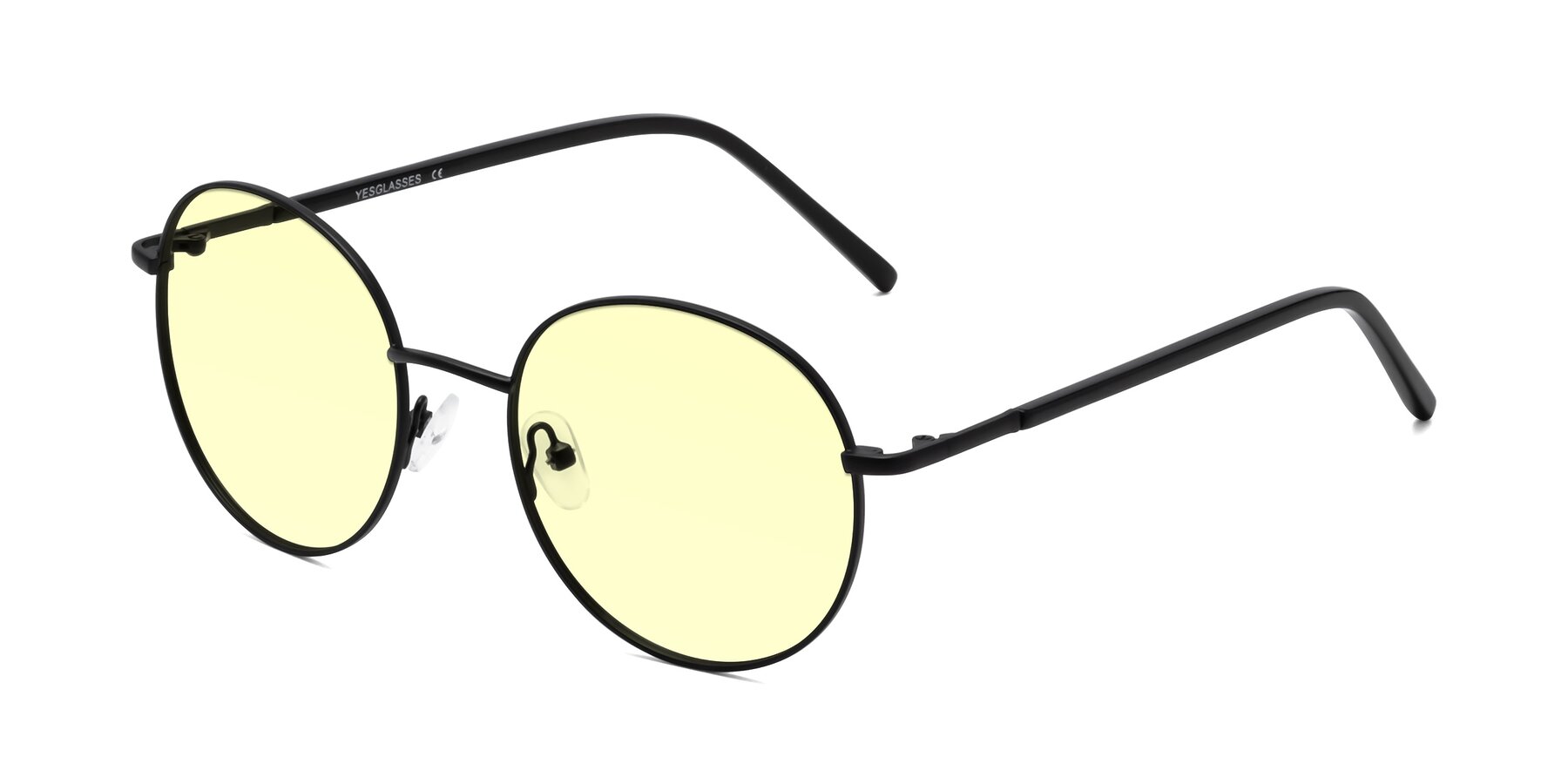 Angle of Cosmos in Black with Light Yellow Tinted Lenses