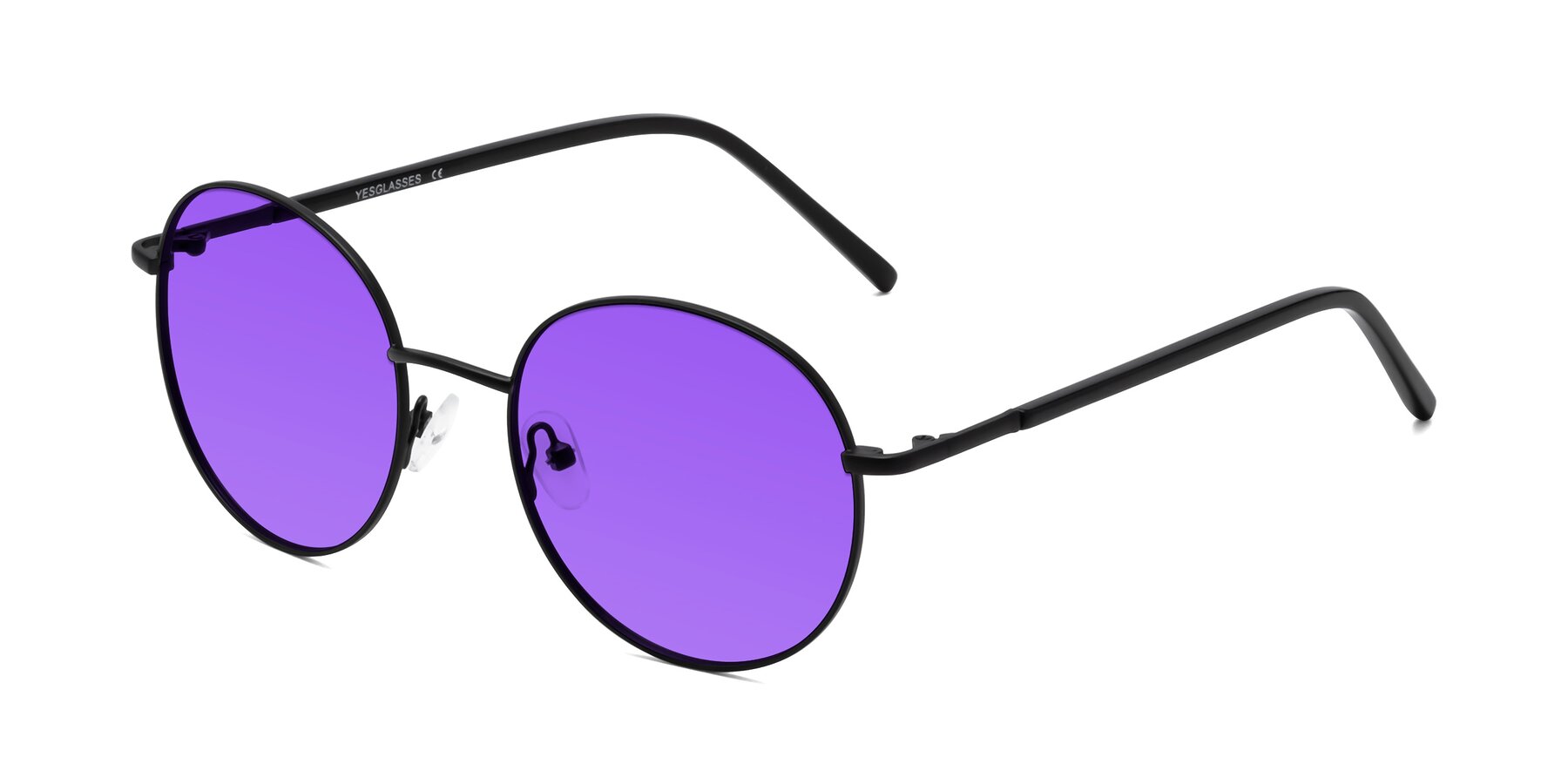 Angle of Cosmos in Black with Purple Tinted Lenses