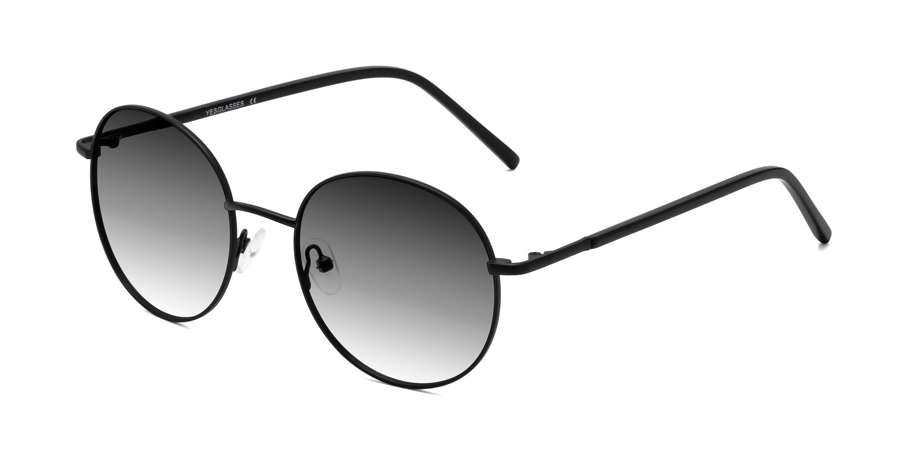 Angle of Cosmos in Black with Gray Gradient Lenses