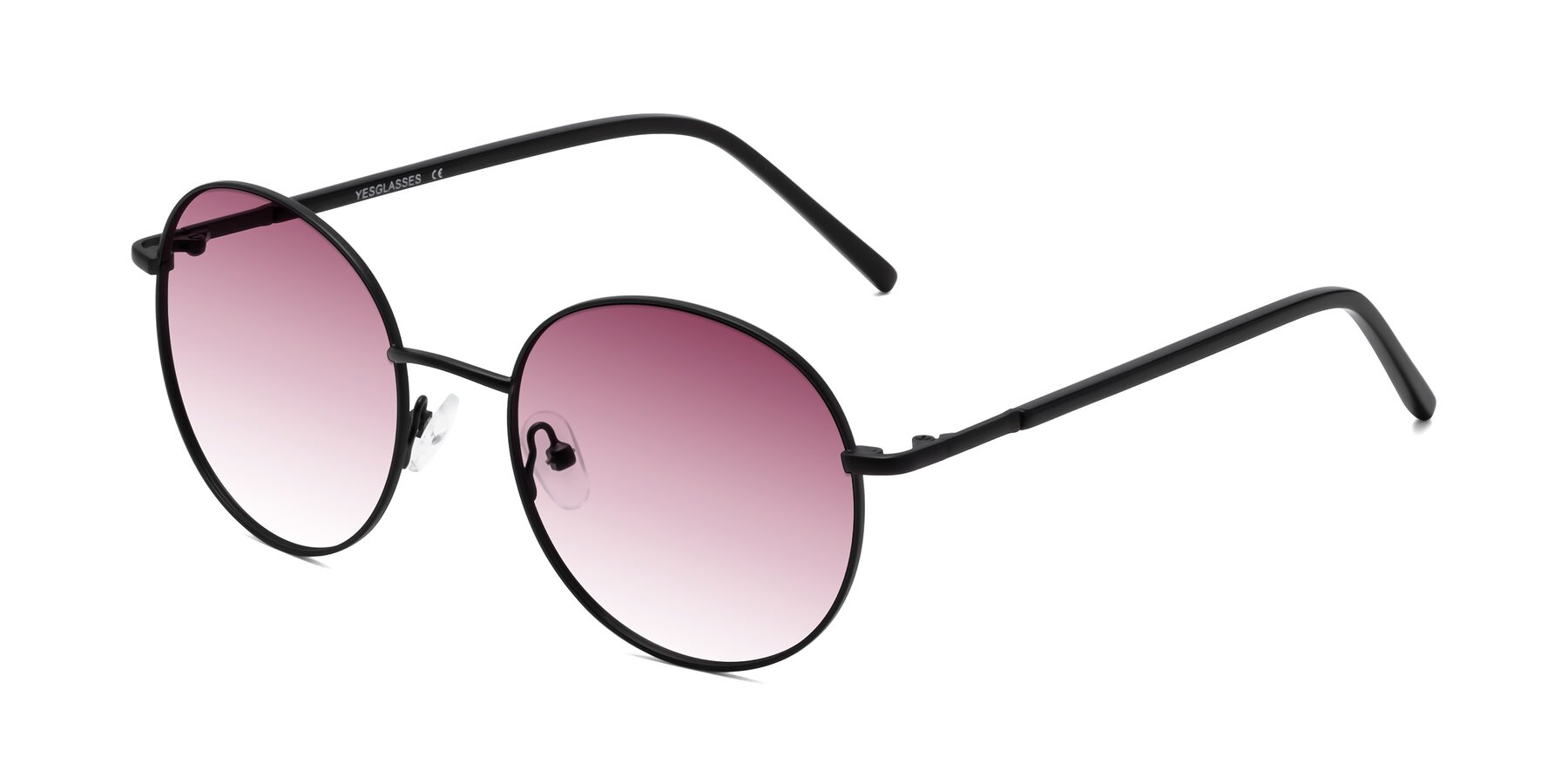 Angle of Cosmos in Black with Wine Gradient Lenses