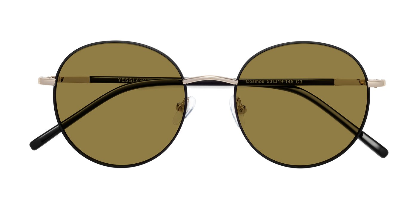 Cosmos - Black / Gold Polarized Sunglasses